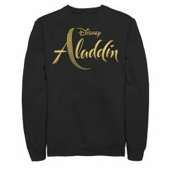 Men's Disney Aladdin Logo Sweatshirt Black