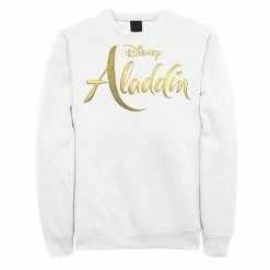 Men's Disney Aladdin Logo Sweatshirt Black -Disney Sales Store unnamed file 2576