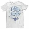 Men's Disney's Aladdin Live Action Woman Of Many Dreams Lamp Tee White -Disney Sales Store unnamed file 2607