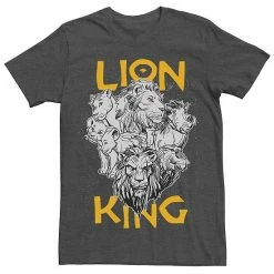 Disney's The Lion King Men's Group Graphic Tee Black
