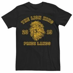 Disney's The Lion King Men's Simba Pride Lands Graphic Tee Black -Disney Sales Store unnamed file 2621