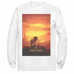 Disney's The Lion King Men's Poster Long Sleeve Graphic Tee Black -Disney Sales Store unnamed file 2624