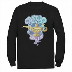 Disney's Aladdin Men's Genie Lamp Long Sleeve Graphic Tee White