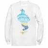 Disney's Aladdin Men's All Powerful Genie Long Sleeve Graphic Tee Black -Disney Sales Store unnamed file 2649