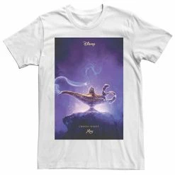 Disney's Aladdin Men's Lamp Poster Graphic Tee White
