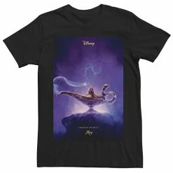 Disney's Aladdin Men's Lamp Poster Graphic Tee White -Disney Sales Store unnamed file 2654