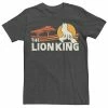 Disney's The Lion King Men's Savannah Sunrise Graphic Tee Charcoal Heather