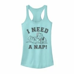 Juniors' Disney 101 Dalmatians Sleeping Puppies I Need A Nap Graphic Tank Cancun