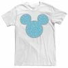 Men's Disney Mickey & Friends Mickey Blue Paisley Fill Tee White -Disney Sales Store unnamed file 2694