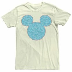Men's Disney Mickey & Friends Mickey Blue Paisley Fill Tee White 6 Men's Disney Mickey & Friends Mickey Blue Paisley Fill Tee White -Disney Sales Store unnamed file 2695