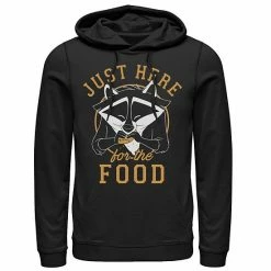 Men's Disney Pocahontas Meeko Just Here For The Food Portrait Hoodie Navy -Disney Sales Store unnamed file 2702