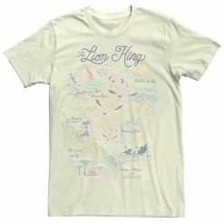 Men's Disney The Lion King Map Of The World Tee Natural -Disney Sales Store unnamed file 2714