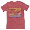 Men's Disney's The Lion King Hakuna Matata Gradient Tee Red Heather -Disney Sales Store unnamed file 2742