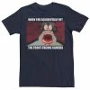 Men's Disney The Little Mermaid Ursula Front-Facing Camera Meme Tee Navy -Disney Sales Store unnamed file 2745