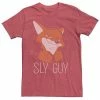 Men's Disney Zootopia Nick Wilde Sly Guy Fox Tee Black -Disney Sales Store unnamed file 2763