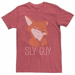 Men's Disney Zootopia Nick Wilde Sly Guy Fox Tee Black