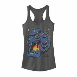 Juniors' Disney's Aladdin Cave Of Wonders Graphic Tank Charcoal -Disney Sales Store unnamed file 2770