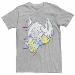 Men's Disney Hercules And Pegasus 90 Pop Art Tee Light Blue