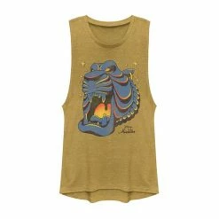 Juniors' Disney's Aladdin Cave Of Wonders Graphic Muscle Tank Pine Heather