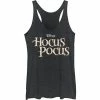 Juniors' Disney Hocus Pocus Logo Tank Top Black Heather -Disney Sales Store unnamed file 2820