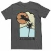 Men's Disney's Aladdin Live Action Carpet Ride Line Art Logo Tee White -Disney Sales Store unnamed file 2841
