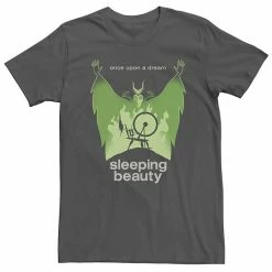 Men's Disney's Sleeping Beauty Disney Villains Spinning Wheel Tee Black -Disney Sales Store unnamed file 2846