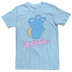 Men's Disney Aladdin Princess Genie Wish Tee Light Blue -Disney Sales Store unnamed file 2849