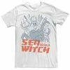 Men's Disney Villains Ursula Sea Witch Outline Tee White -Disney Sales Store unnamed file 2856