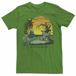 Men's Disney Peter Pan Greetings From Never Land Beach Tee Kelly -Disney Sales Store unnamed file 2870