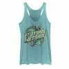 Juniors Disney Little Mermaid Flotsam & Jetsam Seaweed Portrait Logo Tank Tahiti Blue -Disney Sales Store unnamed file 2934