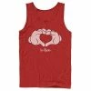 Men's Disney Mickey Mouse Heart Hands In Love Tank Black -Disney Sales Store unnamed file 2946