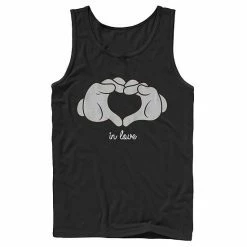 Men's Disney Mickey Mouse Heart Hands In Love Tank Black 7 Men's Disney Mickey Mouse Heart Hands In Love Tank Black -Disney Sales Store unnamed file 2948