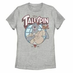 Juniors' Disney TaleSpin Baloo Logo Graphic Tee White -Disney Sales Store unnamed file 2950