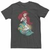 Men's Disney's The Little Mermaid Tattoo Style Quote Tee Charcoal Heather
