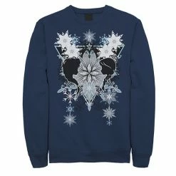 Men's Disney Frozen Snowflake Boho Sweatshirt Navy