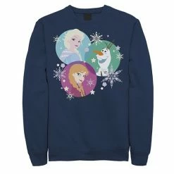Men's Disney Frozen Spheres Sweatshirt Navy