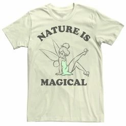 Men's Disney Tinkerbell Nature Is Magic Line Art Tee