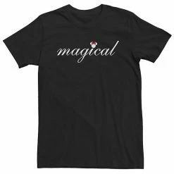 Big & Tall Disney Mickey And Friends Minnie Mouse "Magical" Text Tee