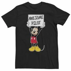 Big & Tall Disney Mickey Mouse Awesome Pilot Tee