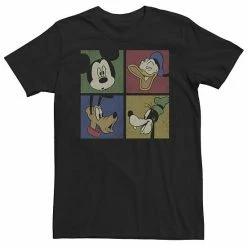 Big & Tall Disney Mickey & Friends Classic Group Comic Panels Tee