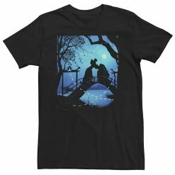 Big & Tall Disney Lady & The Tramp Bridge Silhouette Tee