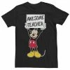 Big & Tall Disney Mickey Mouse "Awesome Teacher" Tee -Disney Sales Store unnamed file 3155