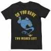 Big & Tall Disney Aladdin Genie "So You Have Two Wishes Left" Tee -Disney Sales Store unnamed file 3159
