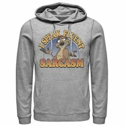 Men's Disney The Lion King Timon Speaks Sarcasm Hoodie