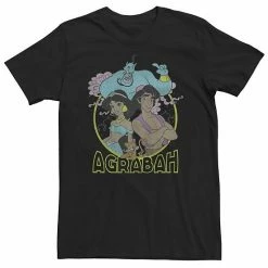 Big & Tall Disney Aladdin Group Shot Agrabah Circle Tee
