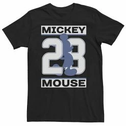 Big & Tall Disney Mickey Mouse #28 Mickey Silhouette Tee