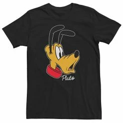 Big & Tall Disney Pluto Surprised Face Portrait Tee