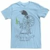 Men's Disney's Sleeping Beauty Don't Touch Spinning Wheel Tee Light Blue -Disney Sales Store unnamed file 3248