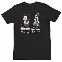 Big & Tall Disney Mickey & Minnie Mouse Always Forever Tee