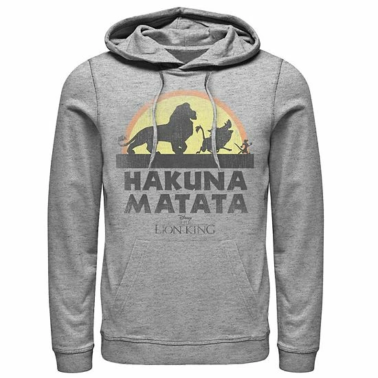 Men's Disney The Lion King Classic Logo Silhouette Hoodie 3 Men's Disney The Lion King Classic Logo Silhouette Hoodie